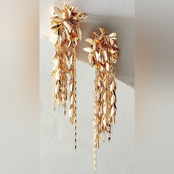 Free People My Turn Dangles in Gold - Picture 2 of 4